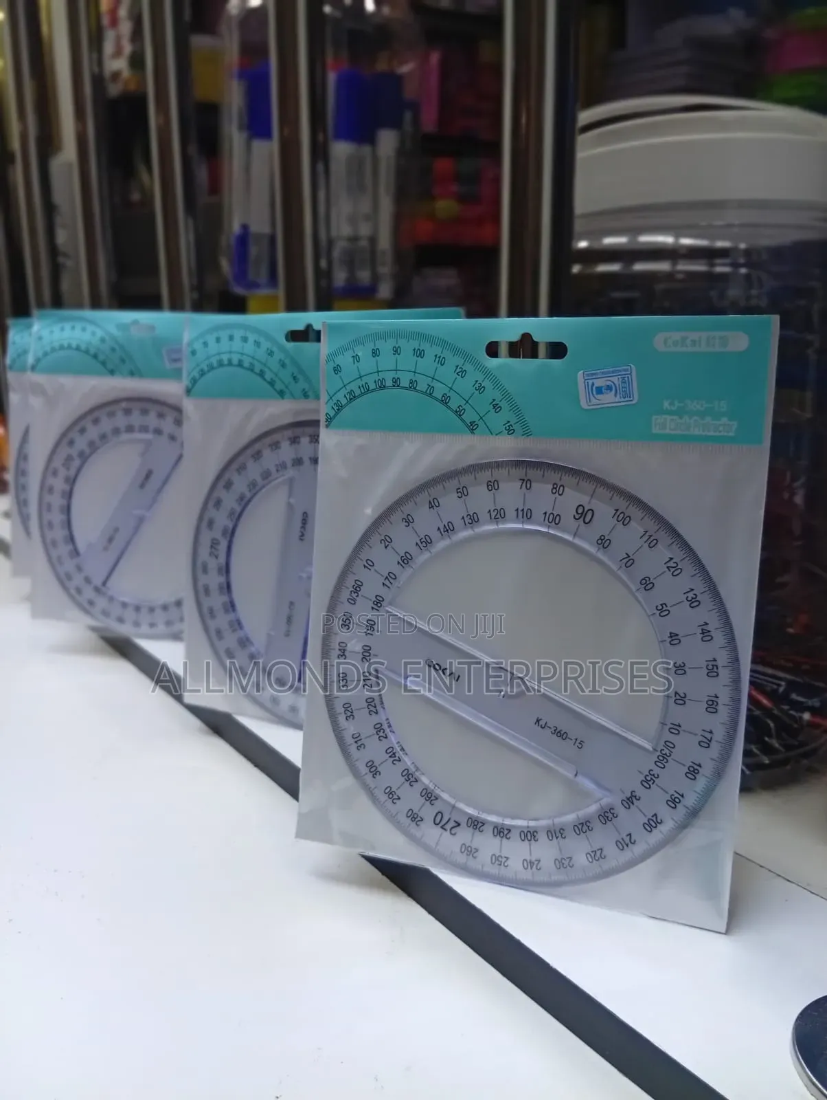 360 Degres Clear Protractor