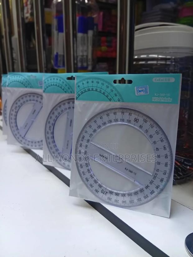 360 Degres Clear Protractor - thumbnail 5