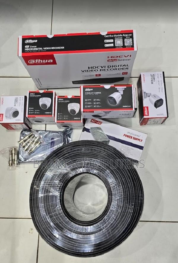4 Channel Dahua Camera Package With 4 Cameras