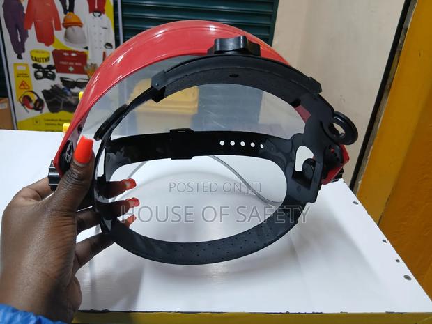 Unique Red Safety Shield For Face - thumbnail 2