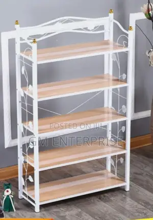Wooden 5 Layer Heavy Duty Shoe Rack