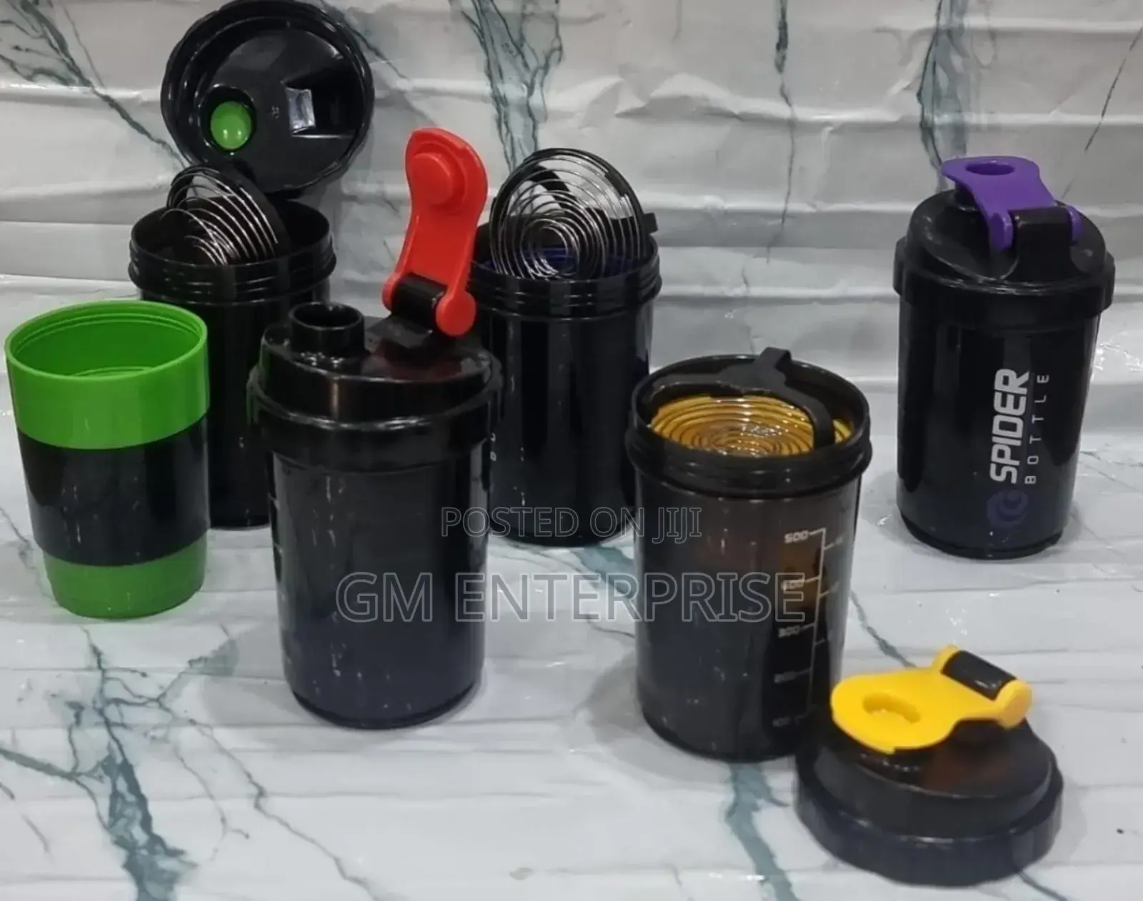 *500ml Spider Bottle Cocktail / Protein Shaker