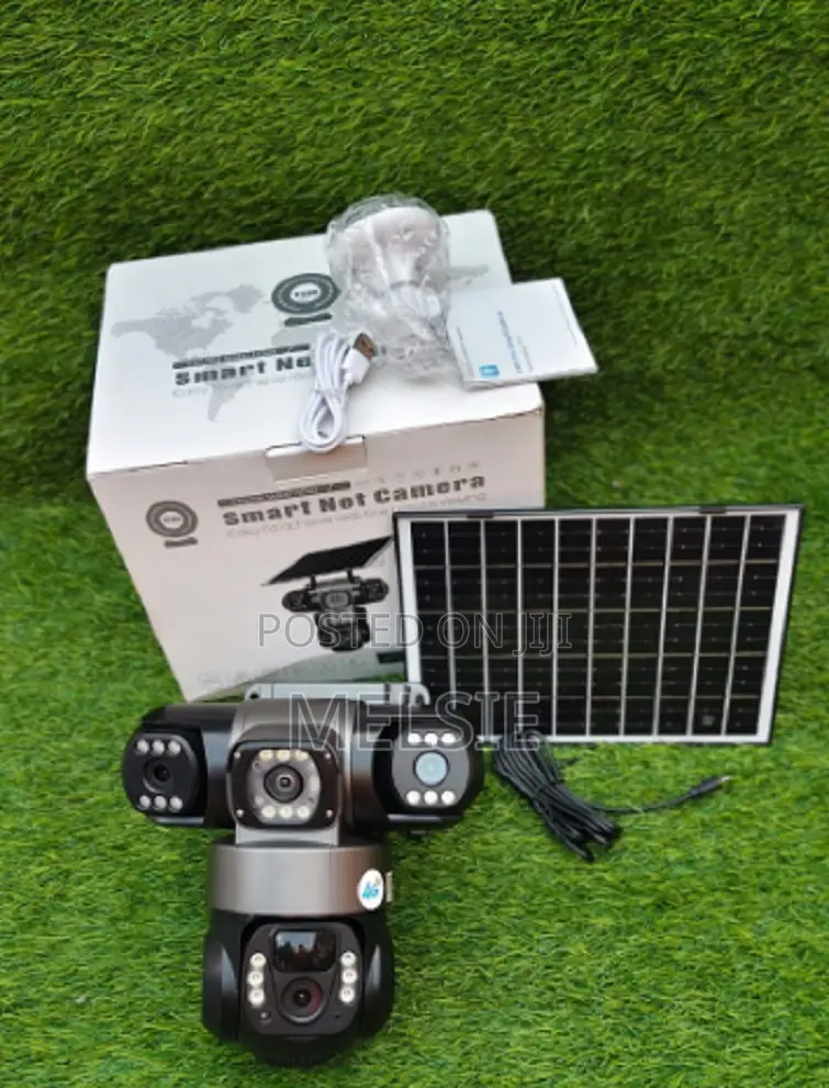 Smart 4g Solar Camera Triple Lens 4g Solar Camera Lens