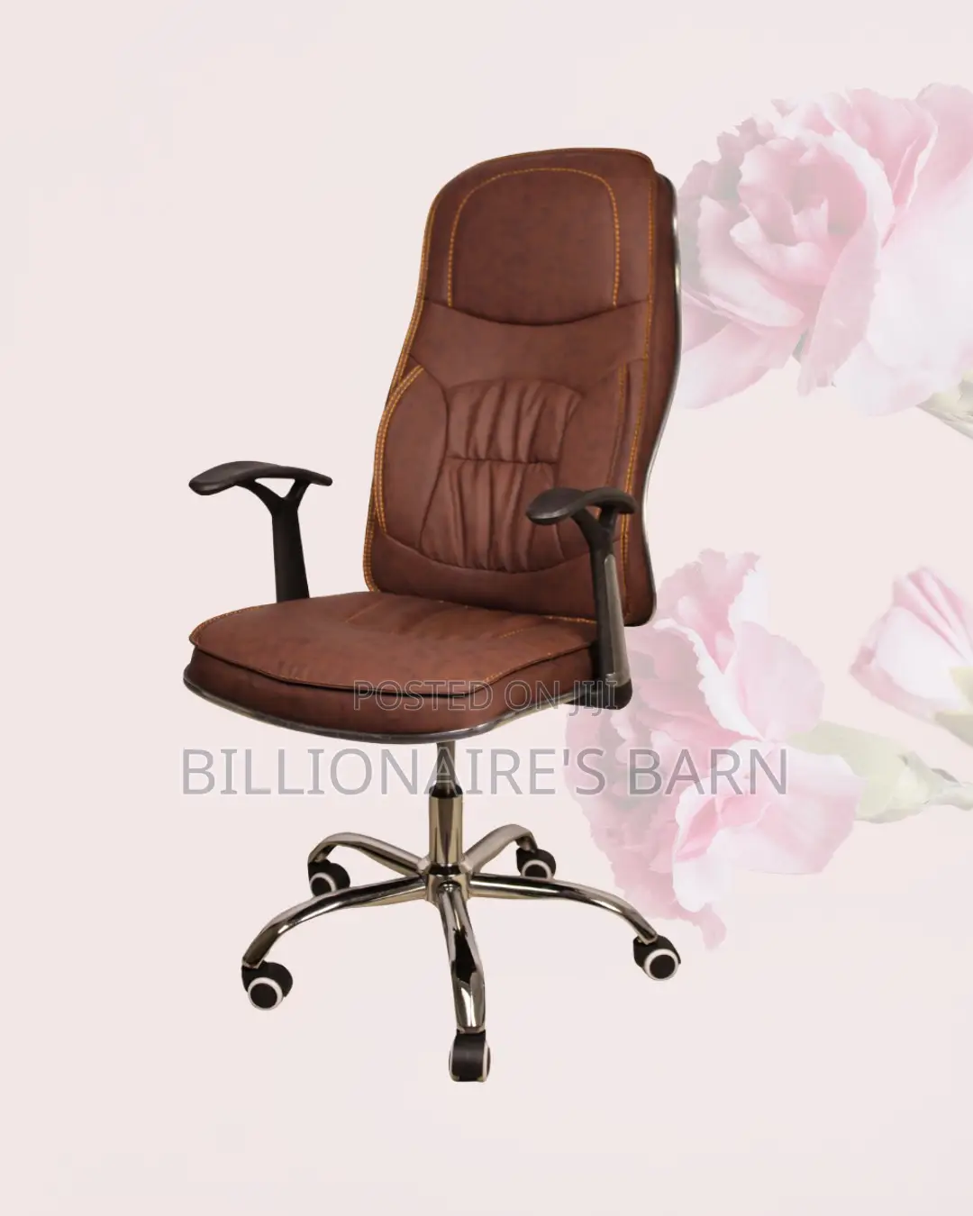 Stylish Chair Castors Durable Leather | Perfect for Home Office