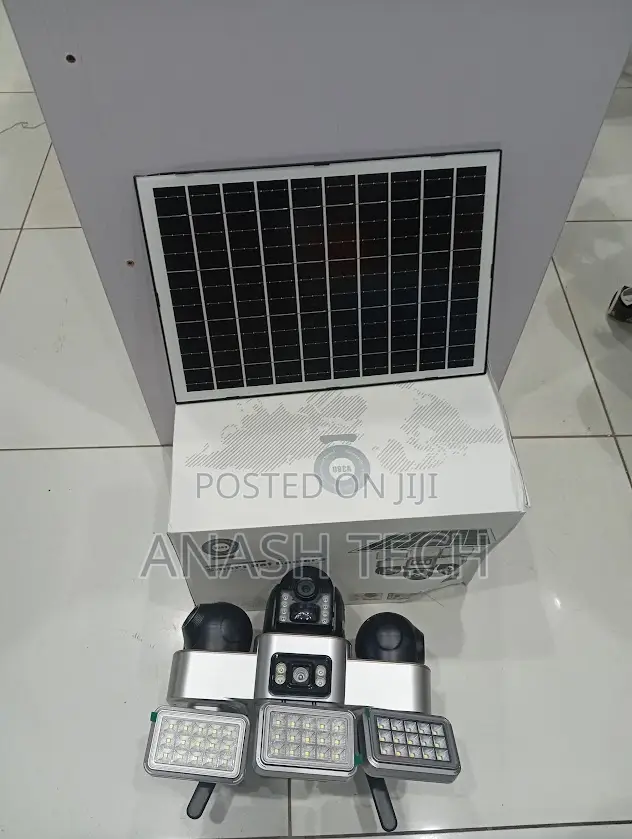 V380 Pro Triple Lens Eyes Solar Camera 4g PTZ Smart Motion Detection