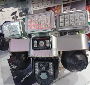 V380 Pro 4g Triple Lens Eyes Solar CCTV Camera With Two Way Audio