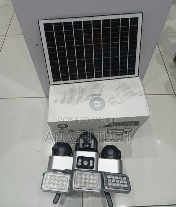 V380 Pro Outdoor 4g Triple Solar CCTV Camera With 2 Way Talk