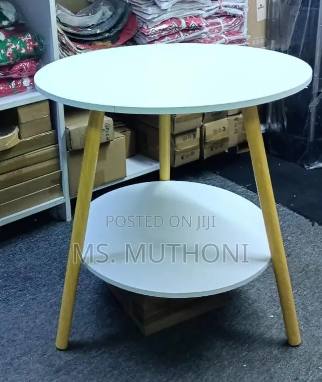 Nordic Style Round Double Layer Coffee Table*