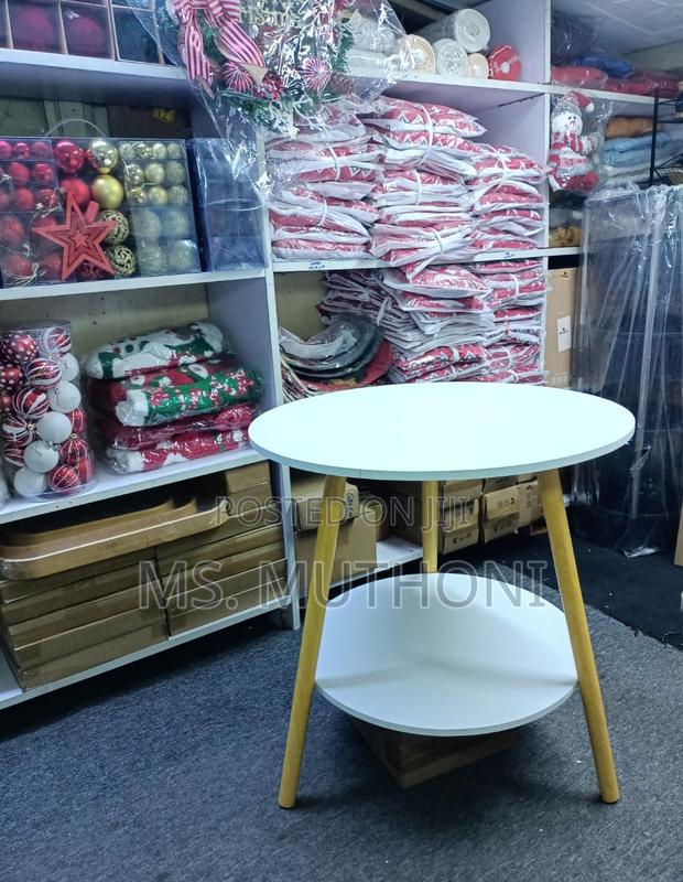 Nordic Style Round Double Layer Coffee Table* - main view
