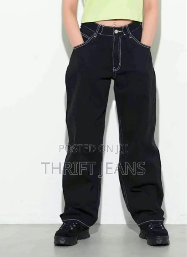 Black Mom Jeans Quality - main view