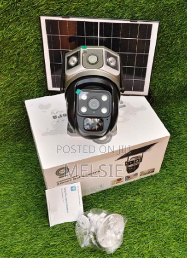 4g Solar Powered Dual Lens Solar CCTV Dual Lens Camera . . . . . . - main view