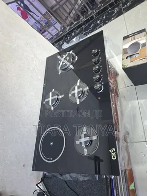 CKS 4gas +1 Electric Ceramic Plate Hob Black