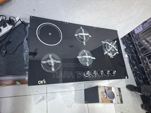CKS 4gas +1 Electric Ceramic Plate Hob Black