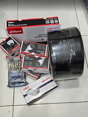 4 Cameras CCTV Security Kit Dahua Camera With 4 Cameras