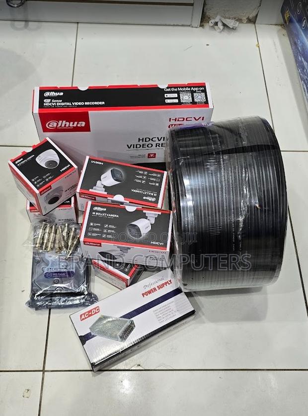 4 Channel Dahua CCTV Camera System Package - main view