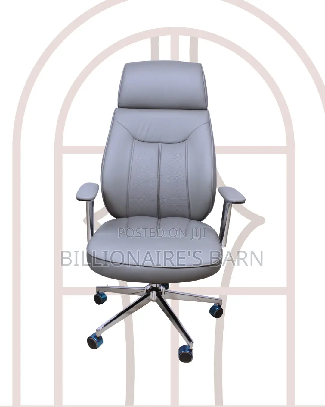 Stylish Scratch-Resistant Grey Finish Leather | Delivery Available