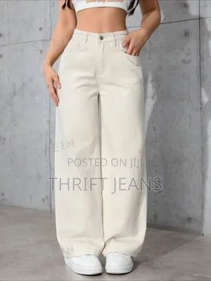 Shein Cream Comfort Jeans