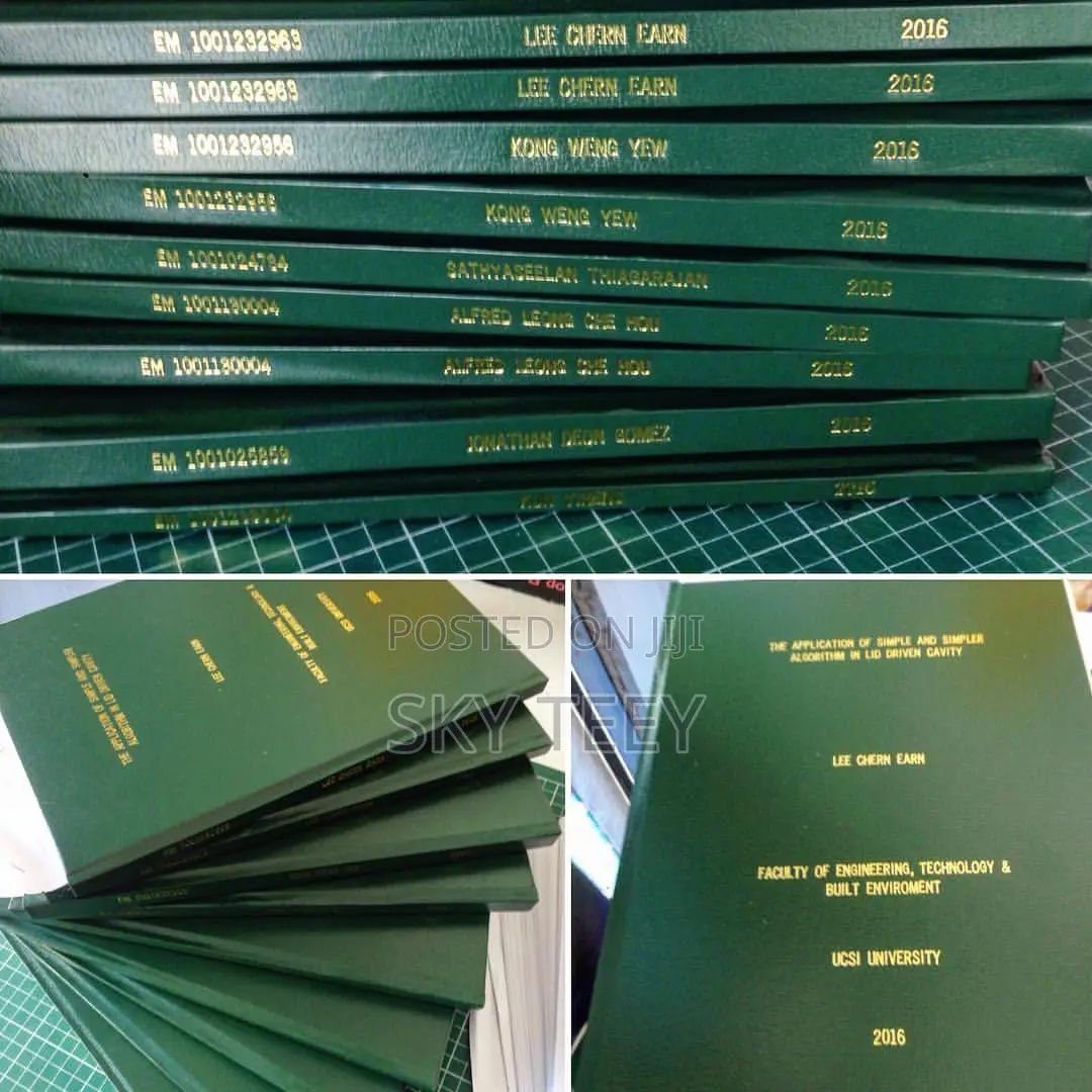 Hard Cover N Project Binding