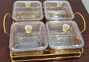 * 4pc Golden Sugar Dish Set