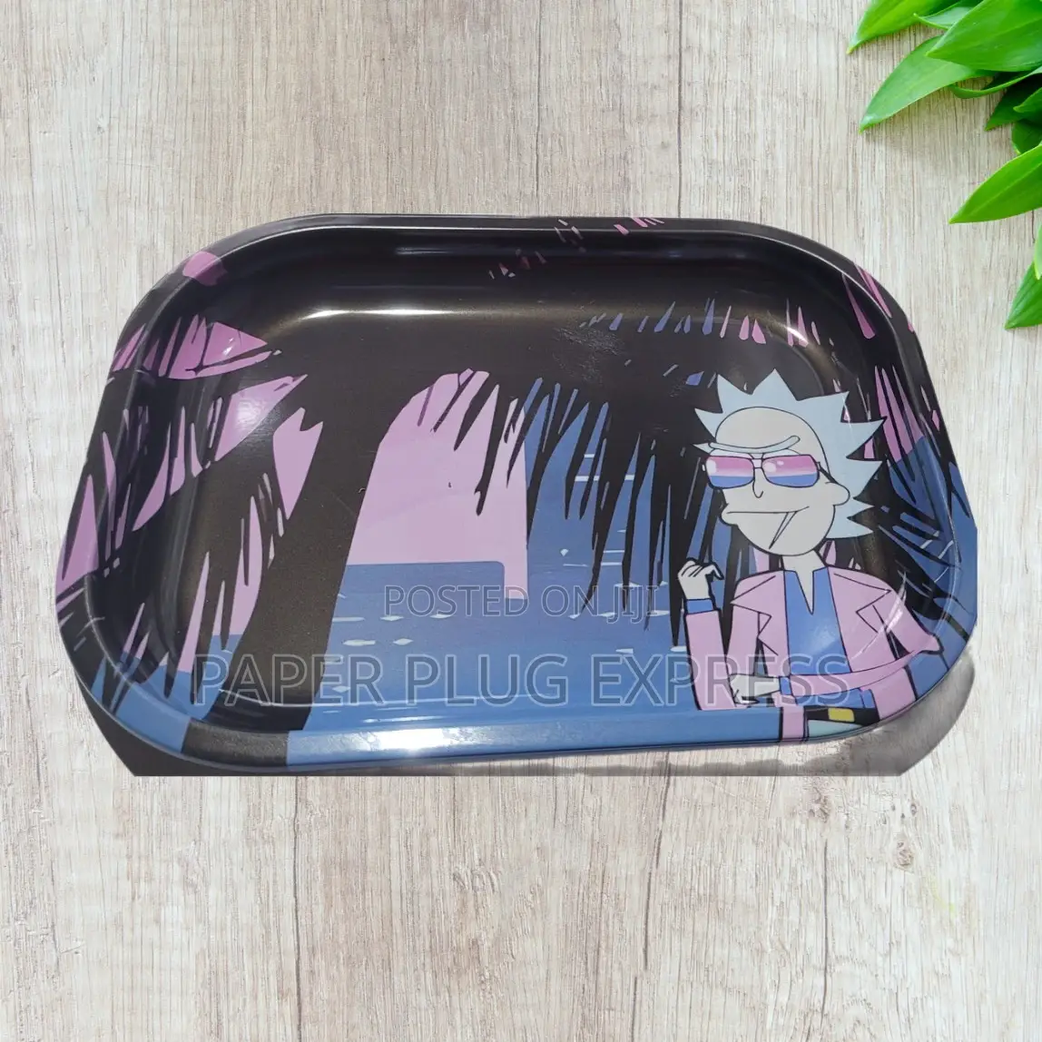 Mini Rick Morty Metallic Tray – Roll With Style