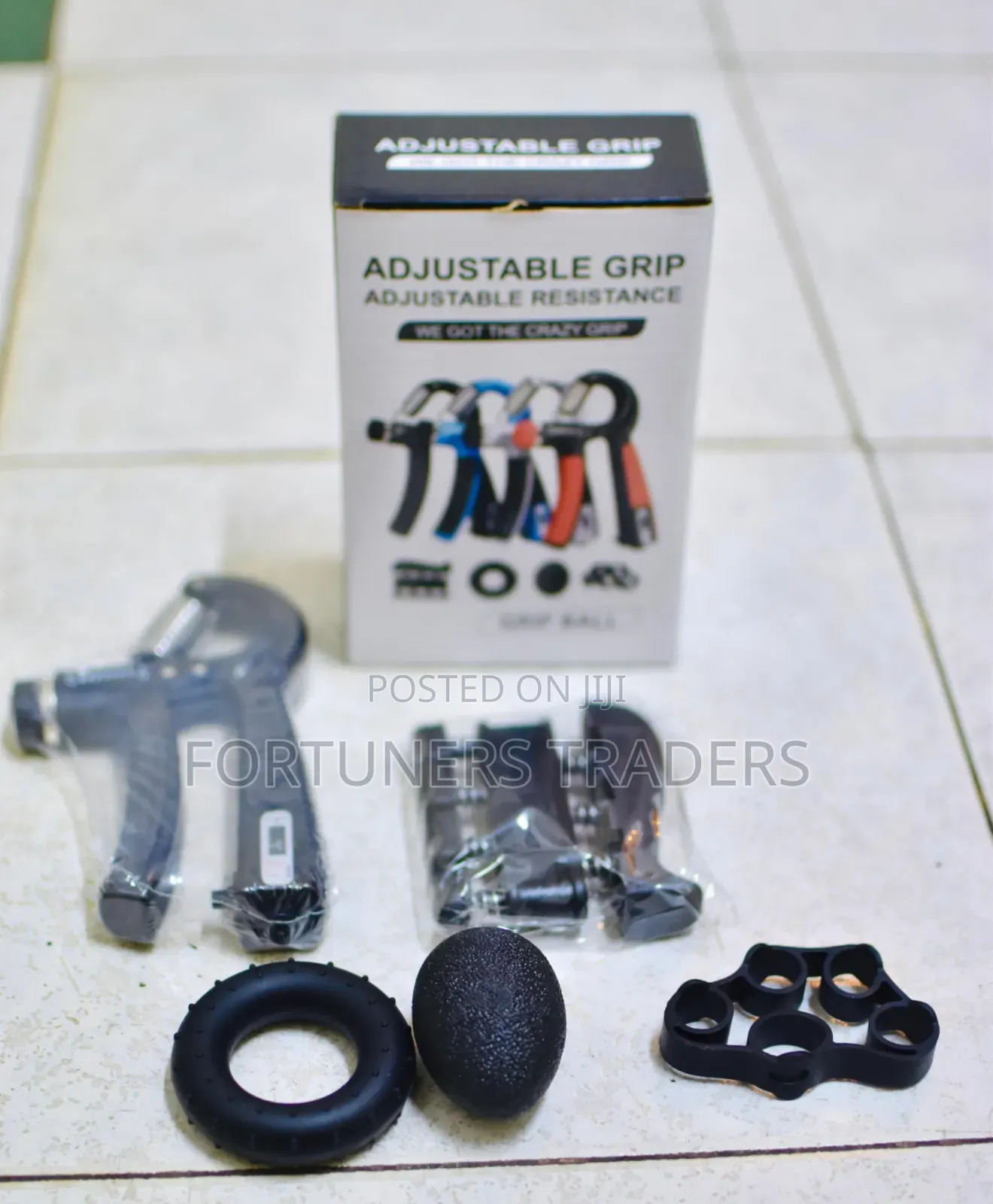 Hand Grip Strengthener 5-in-1, Adjustable Forearm Grip