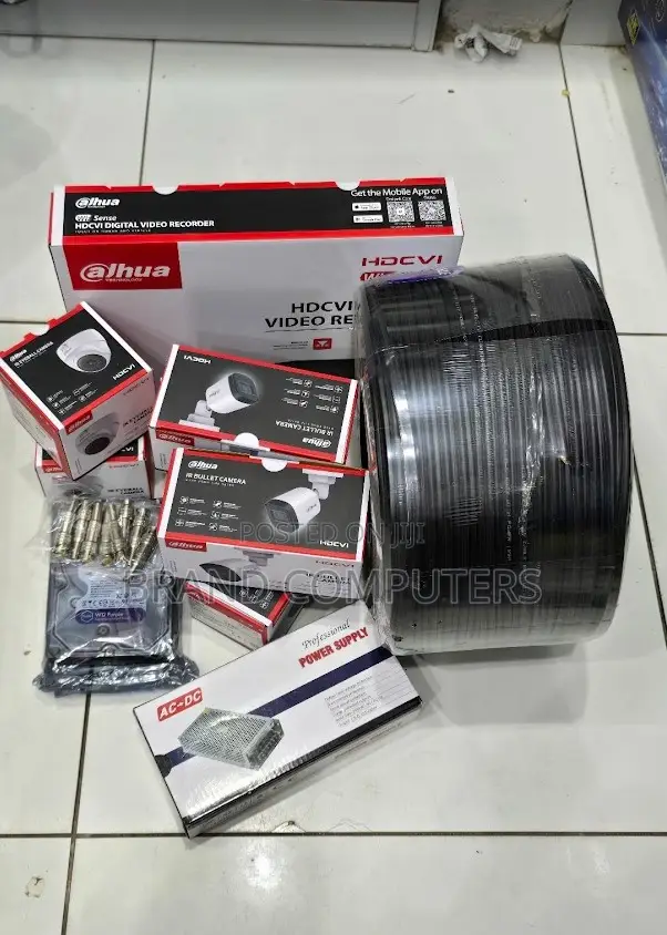 4 Channel Dahua Camera Complete Camera Package