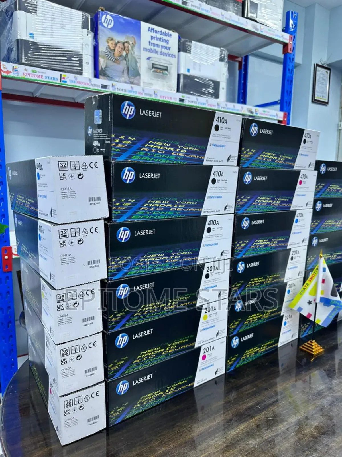 Hp Color Laserjet Pro Mfp M477 Toner Hp 410a Yield Upto 2,999 Copies