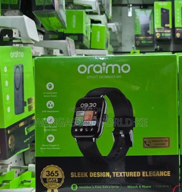 Oraimo TFT Full Touch Wireless Hd Calling Smart Watch - thumbnail 3