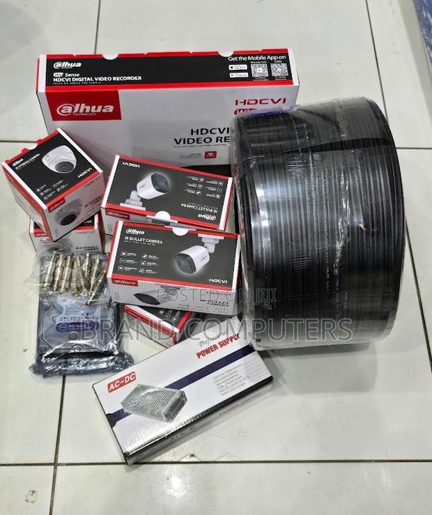 Dahua 4 Channel Full Kit CCTV Cameras Package