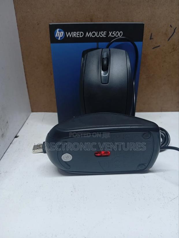 Usb Wired Three Button Hp X 500 Mouse