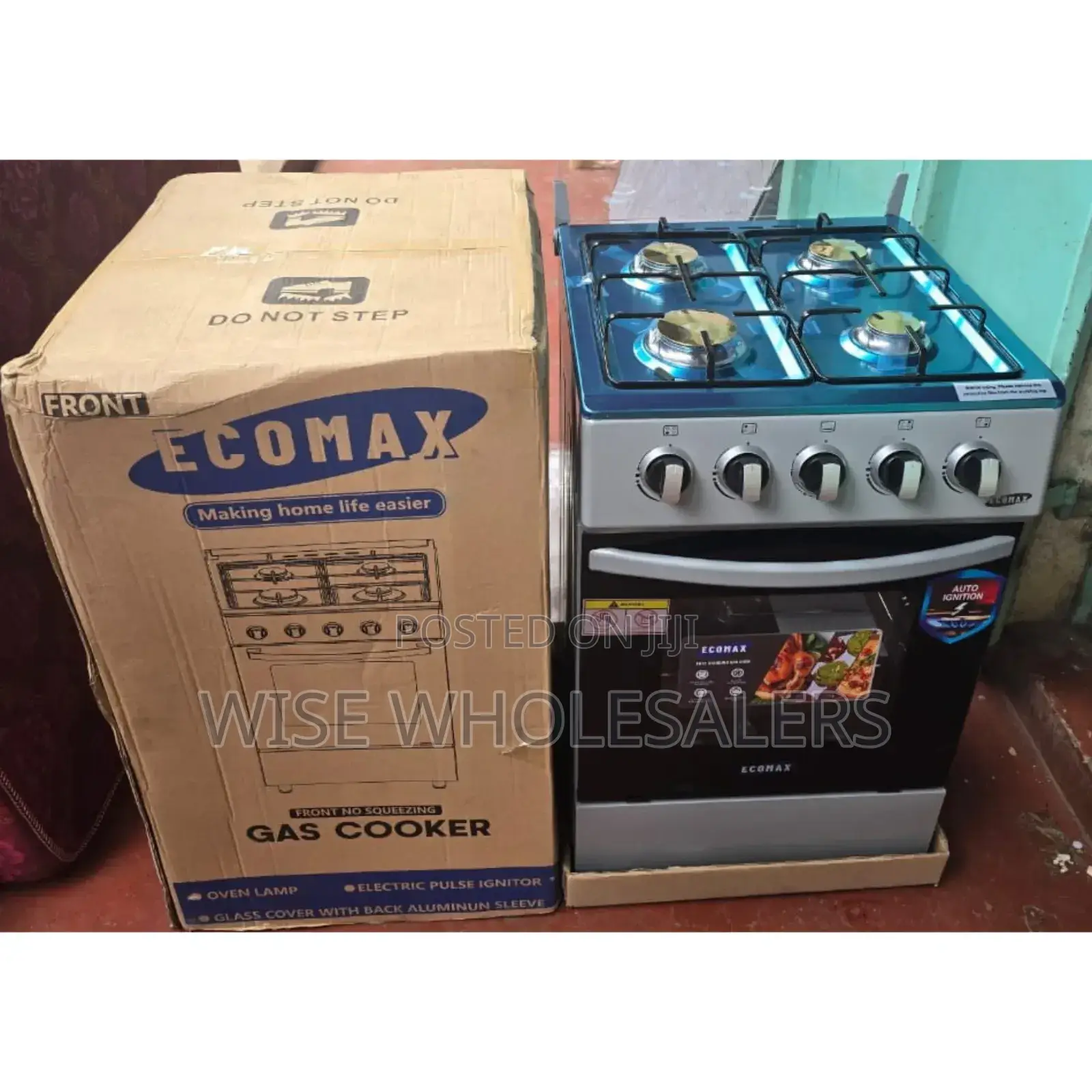 Ecomax 50x55 Full Gas Standing Cooker.