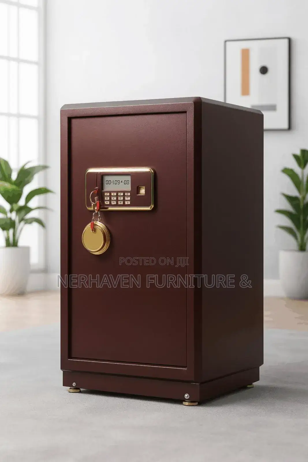 Fireproof & Theft-proof Safe – Double Protection!