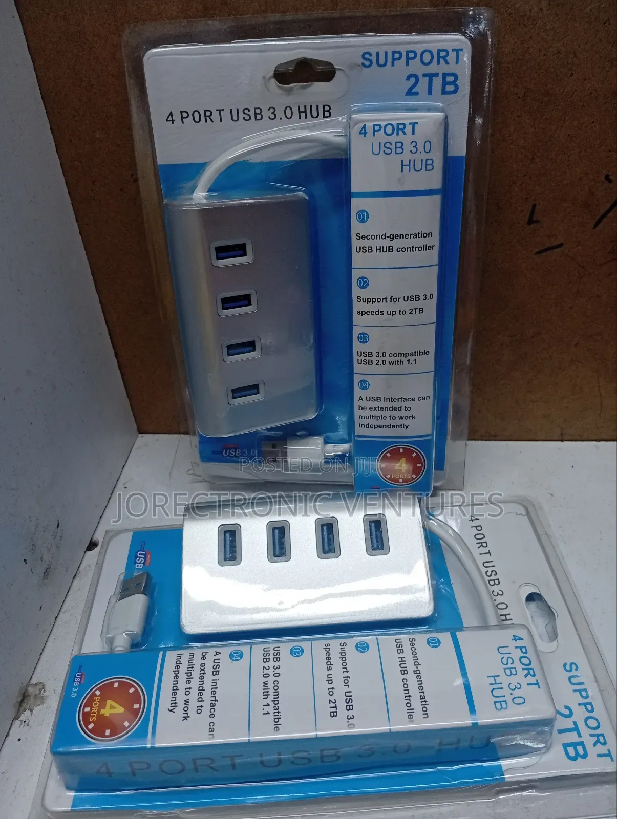 Usb 3.0 Hub 4 Port Supports 2tb