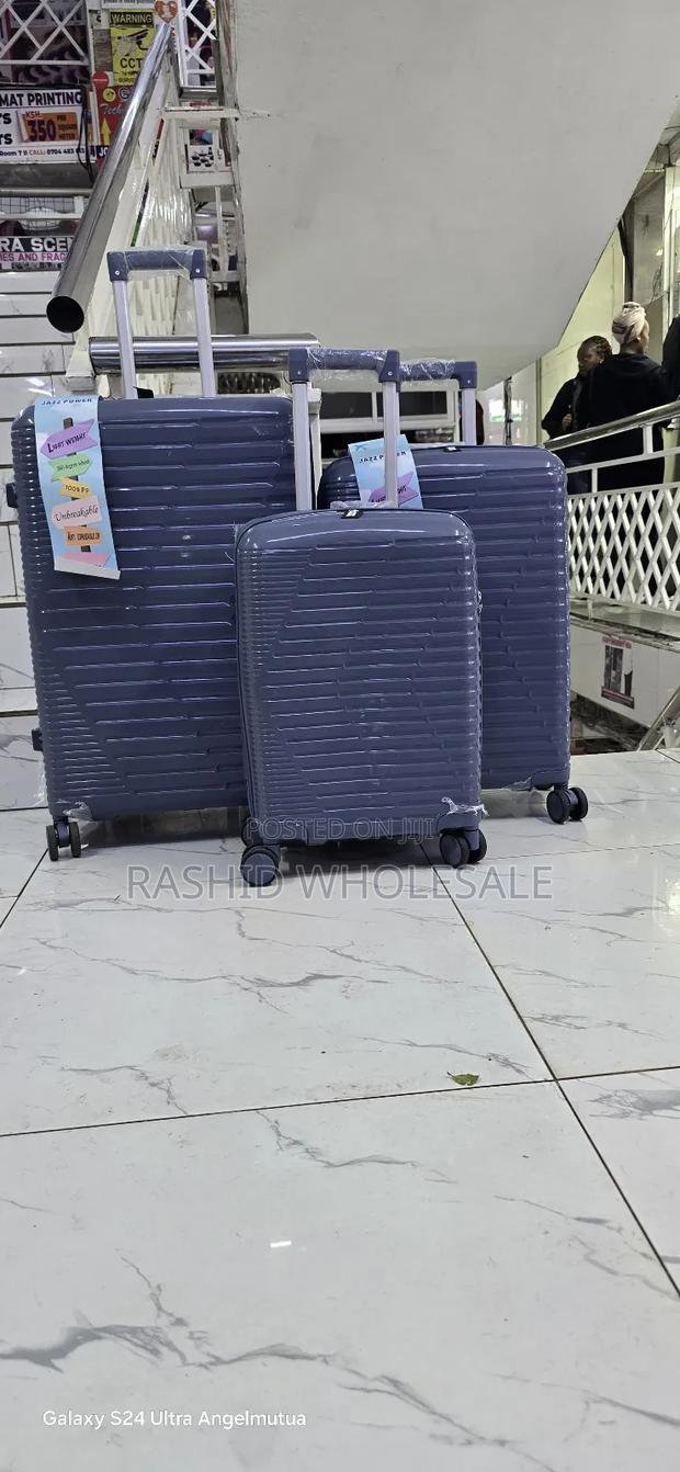 All Colours, Rubber Antitheft 3in1 Suitcase. Double Zip. Brand New