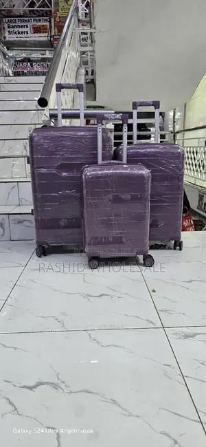 All Colours, Rubber Antitheft 3in1 Suitcase. Double Zip. Brand New
