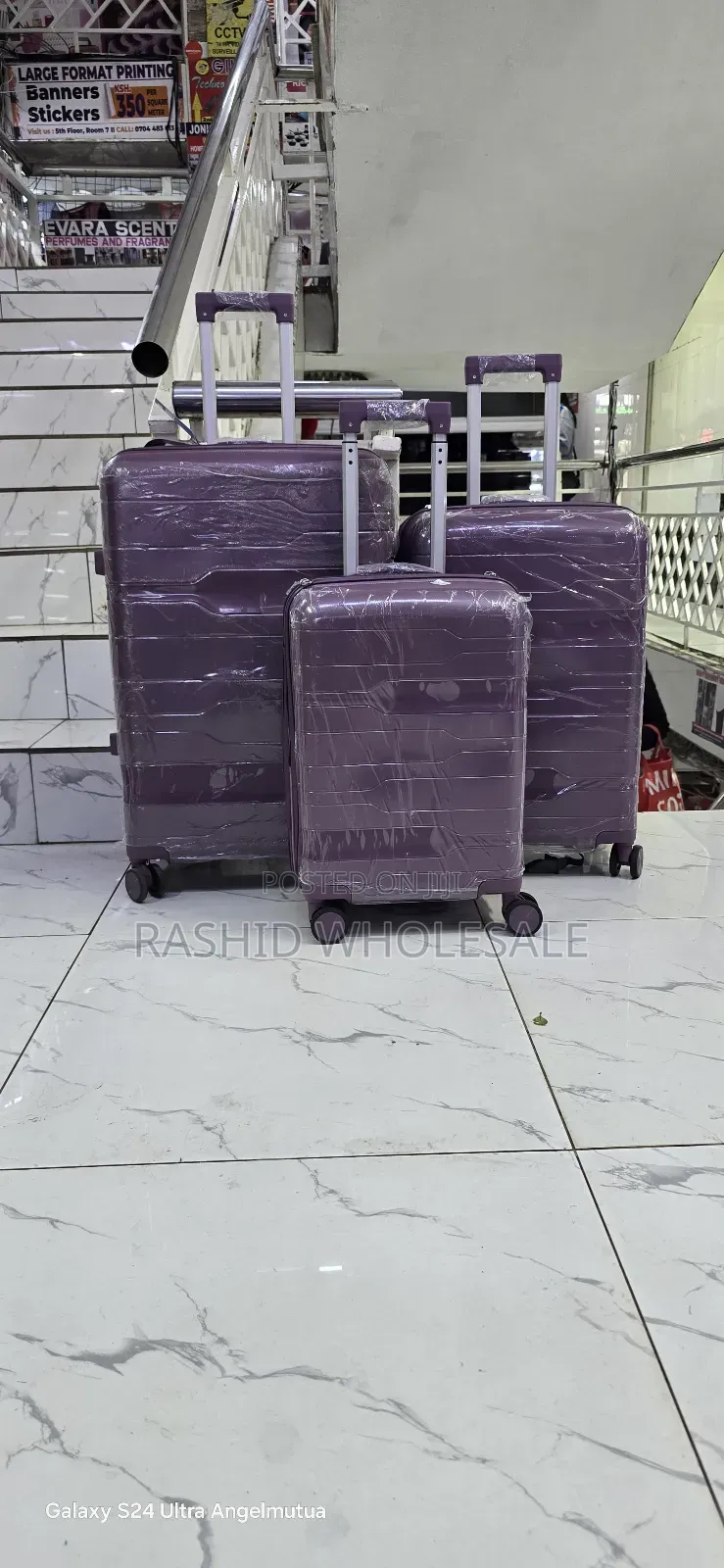All Colours, Rubber Antitheft 3in1 Suitcase. Double Zip. Brand New