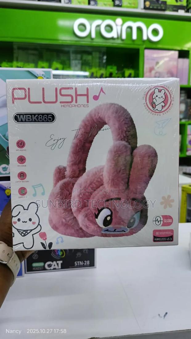 Plush Headphones - main view