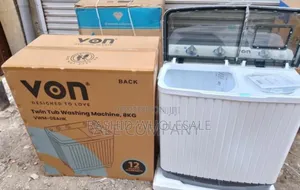Pay On Delivery, Von 8kgs Washing Machine. New Model