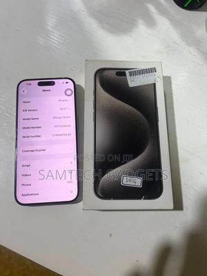 Apple iPhone 15 Pro 128 GB Silver - thumbnail 2