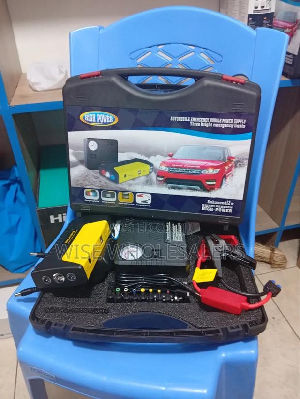 Portable Car Jump Starter Kit.