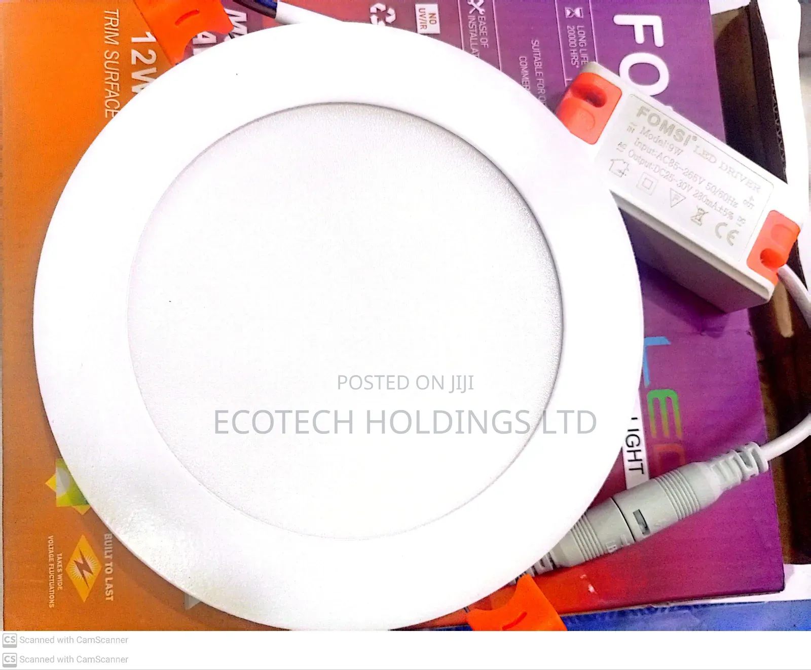 9wts Round Panel Cool Daylight 