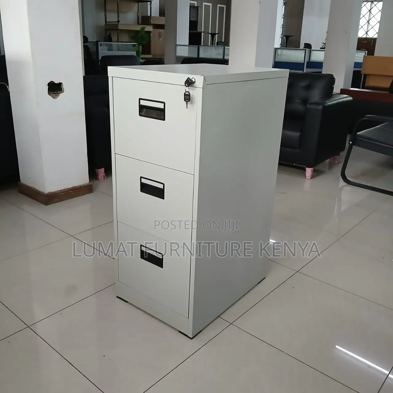 3-Compartment Filing Cupboard