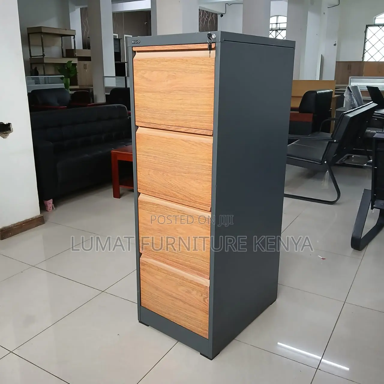 4-Layer Office Storage Cabinet