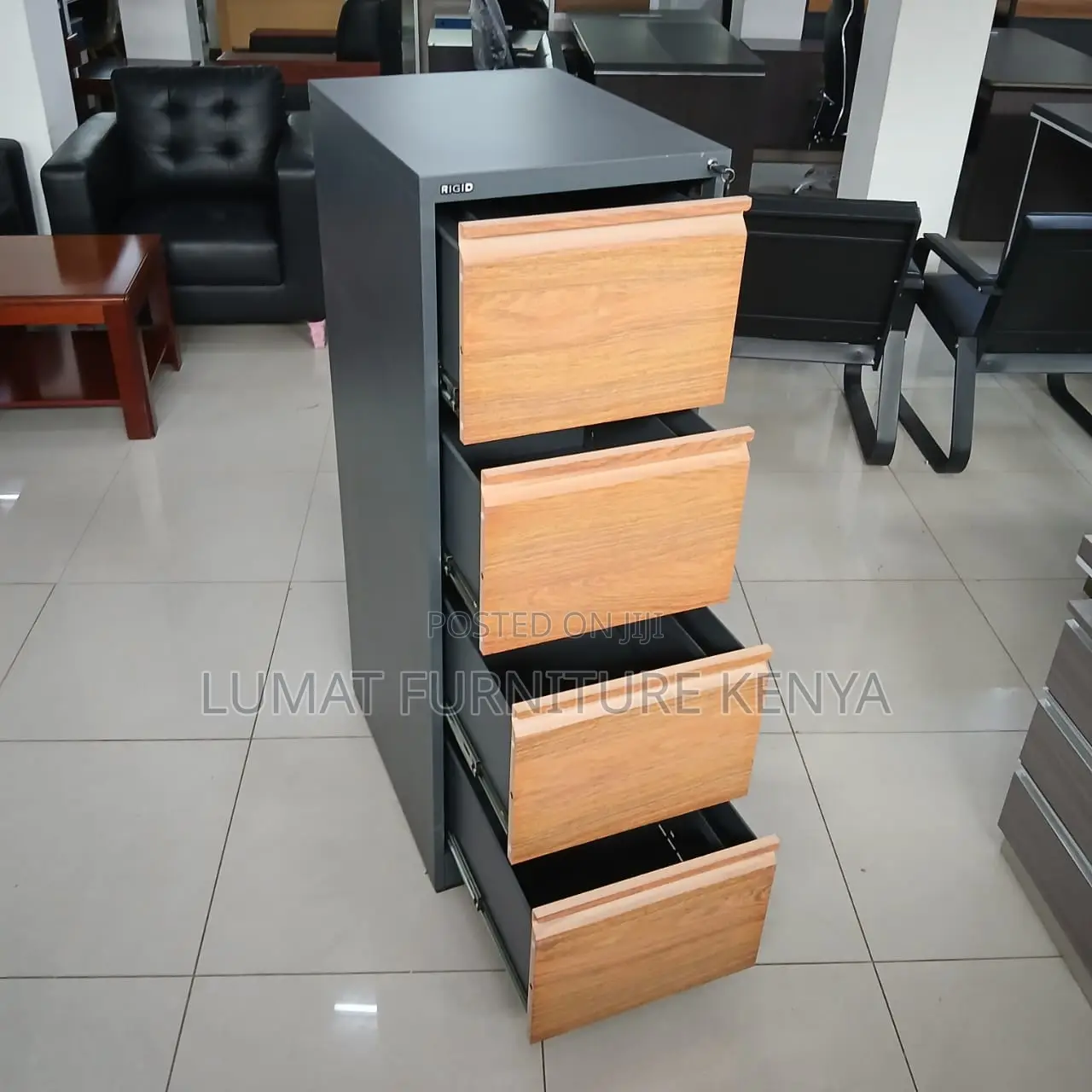4-Layer Office Storage Cabinet