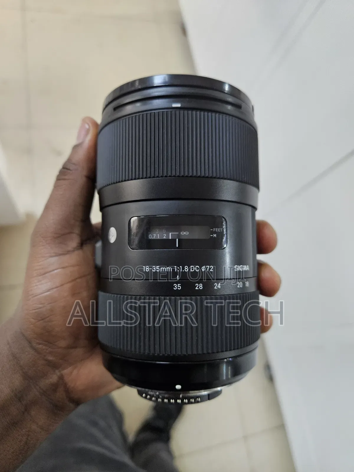 Sigma 18-35mm F/1.8 Dc HSM Art Lens for Nikon F