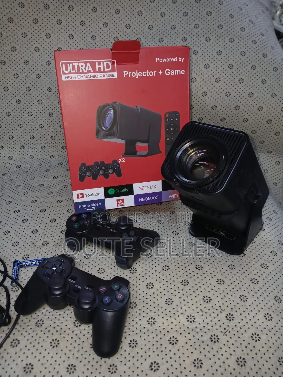 Utra Hd 2 in Hy320 Projector+ X-10plus Video Gaming Wifi Projector