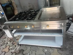 4 Burner Cooker With Griddle