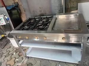 4 Burner Cooker With Griddle