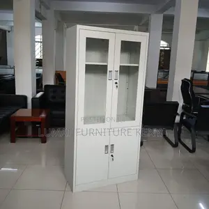Metal Filing Cabinet With Glass Doors