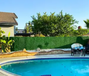Chain Link Fence Green Wall